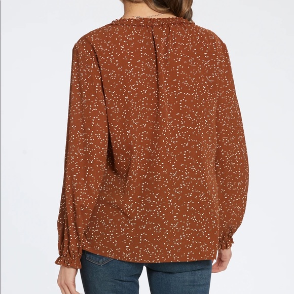 Dear John Emory caramel dot Blouse - Picture 4 of 4